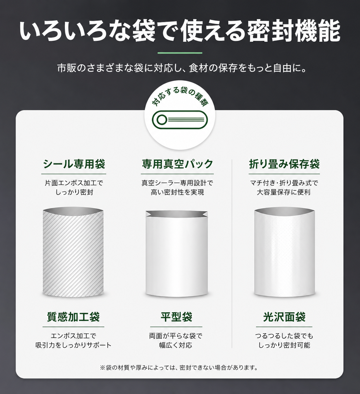 コードレス真空シーラー