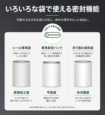 コードレス真空シーラー